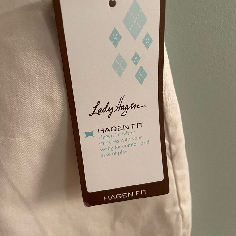 Lady Hagen Golf Skort  NWT size 6 White L=17” W=32” - Picture 6 of 11